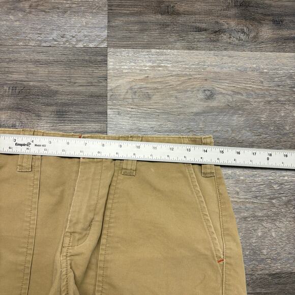 Abercrombie Fitch Shorts Vintage Y2K Tan Womens 2 Utility Cargo Military Shorts - Picture 8 of 12